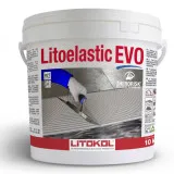 Двухкомпонентный реактивный полиуретановый клей Litokol LITOELASTIC EVO 10 кг белый (LLEVO0010)